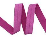 15-16mm / 5/8" width Solid Colour Fold Over Elastic
