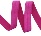 15-16mm / 5/8" width Solid Colour Fold Over Elastic