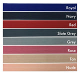 20mm / 3/4" width Matte Fold Over Elastic