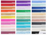25mm / 1" width Solid Colour Fold Over Elastic