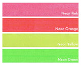 25mm / 1" width Solid Neon Colour Fold Over Elastic