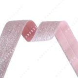20mm / 3/4" width Glitter Thread Fold Over Elastic