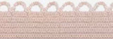 10mm / 3/8" width Solid Colour Picot Loop Edge Elastic