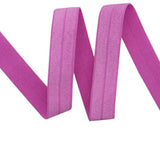 15-16mm / 5/8" width Solid Colour Fold Over Elastic