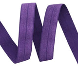 15-16mm / 5/8" width Solid Colour Fold Over Elastic
