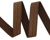 15-16mm / 5/8" width Solid Colour Fold Over Elastic