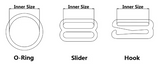 Metal Lingerie O-Rings, Sliders & Hooks