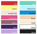 25mm / 1" width Matte Fold Over Elastic