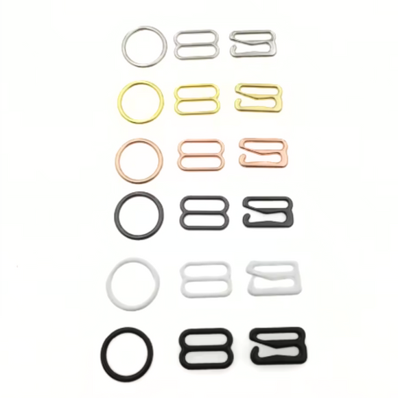 Metal Lingerie O-Rings, Sliders & Hooks