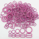 15mm / 5/8" Plastic Lingerie O-Rings & Sliders & Hooks