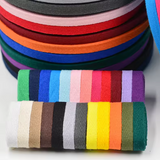 10mm / 0.4" width Cotton Twill Solid Colour Webbing Tape