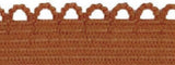 10mm / 3/8" width Solid Colour Picot Loop Edge Elastic