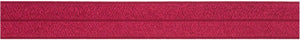 25mm / 1" width Solid Colour Fold Over Elastic