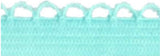10mm / 3/8" width Solid Colour Picot Loop Edge Elastic