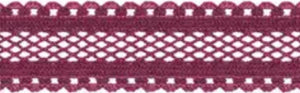 15mm / 5/8" width Solid Colour Picot Loop Mesh Elastic